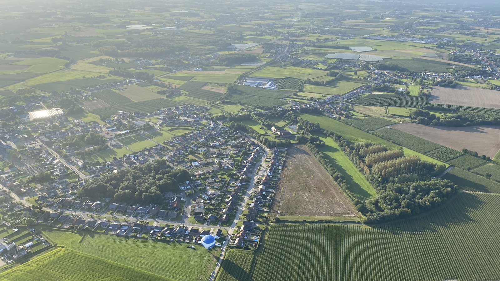 Ballonvlucht boven Tongeren