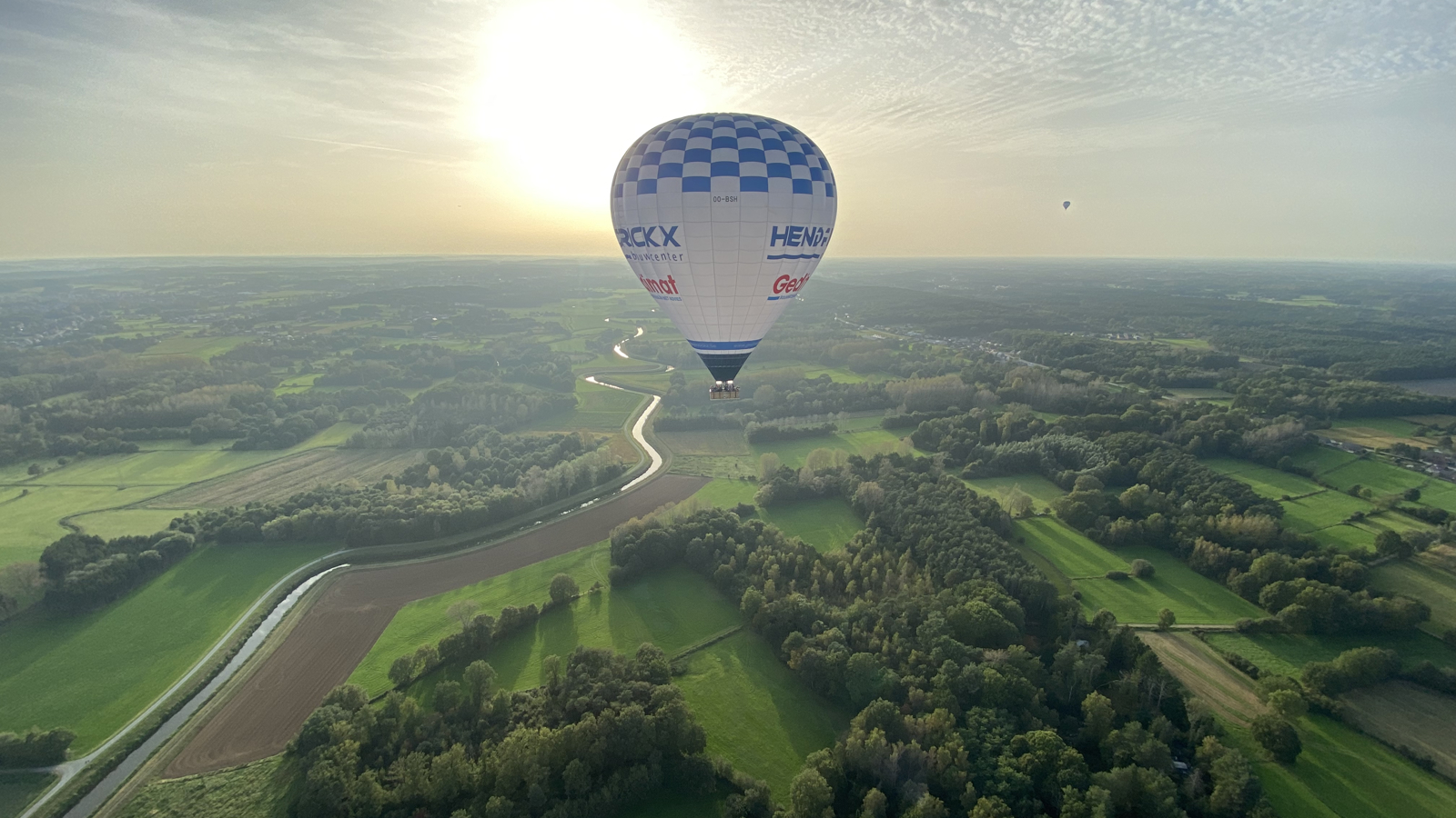 Ballonvaart maken boven het Hageland