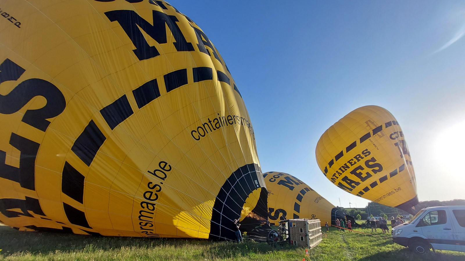 Luchtballonnen in de regio van Mechelen