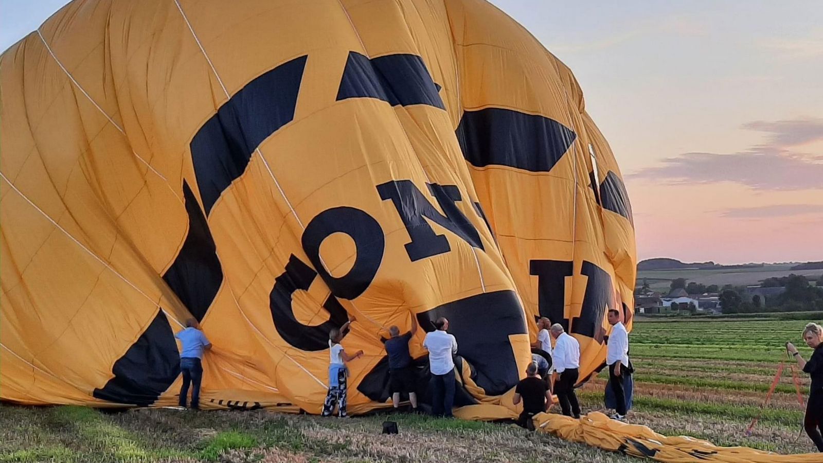 Ballonvaren boven Haspengouw